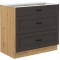 Szafka dolna 3 szuflady 80 D 3S PREMIUM BOX
